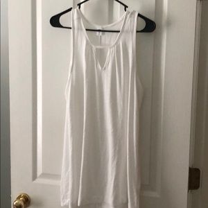 White tank top